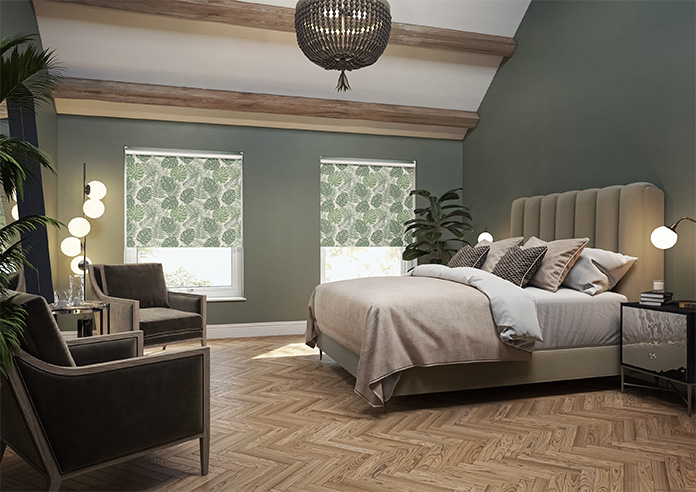 Lush Palms, Cream - Roller Blind - Image 7